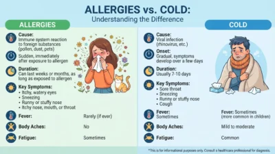 Allergies vs Cold
