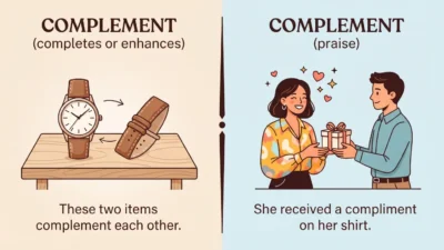 Complement vs Compliment