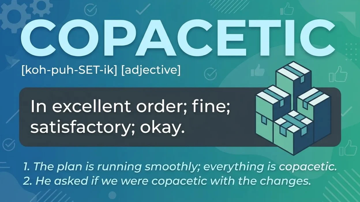 Copacetic Meaning