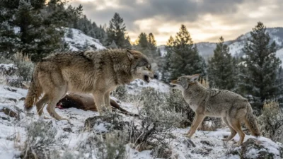 Coyote vs Wolf