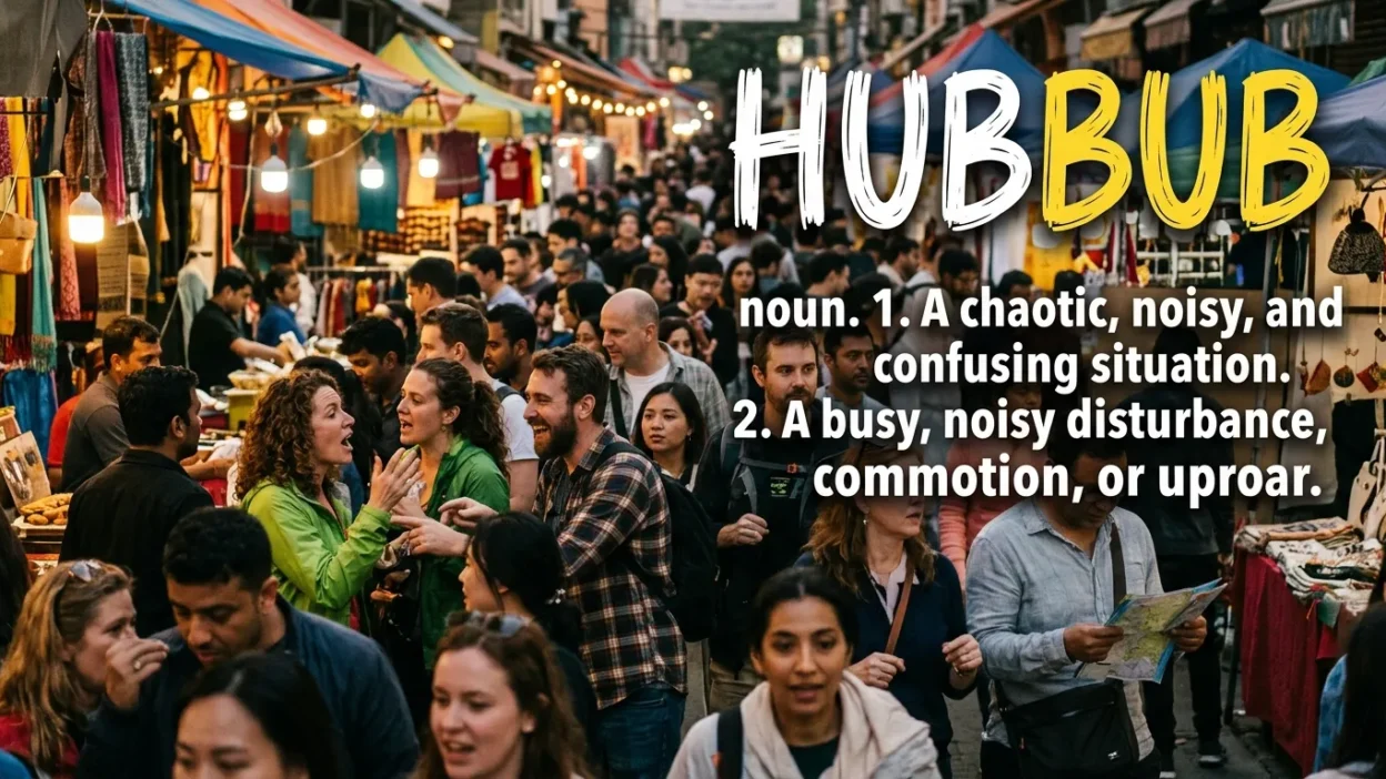 Hubbub Meaning