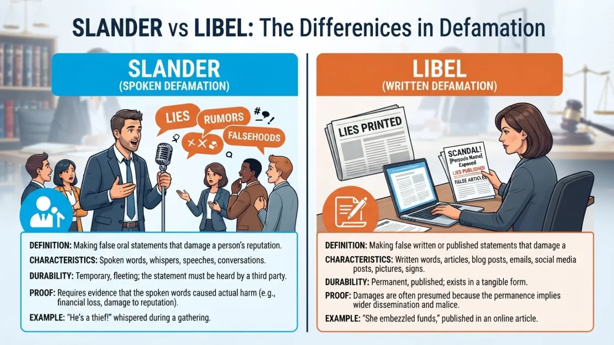 Slander vs Libel