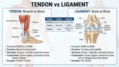 Tendon vs Ligament