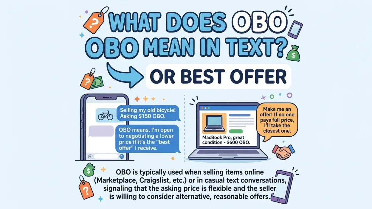 What Does OBO Mean in Text